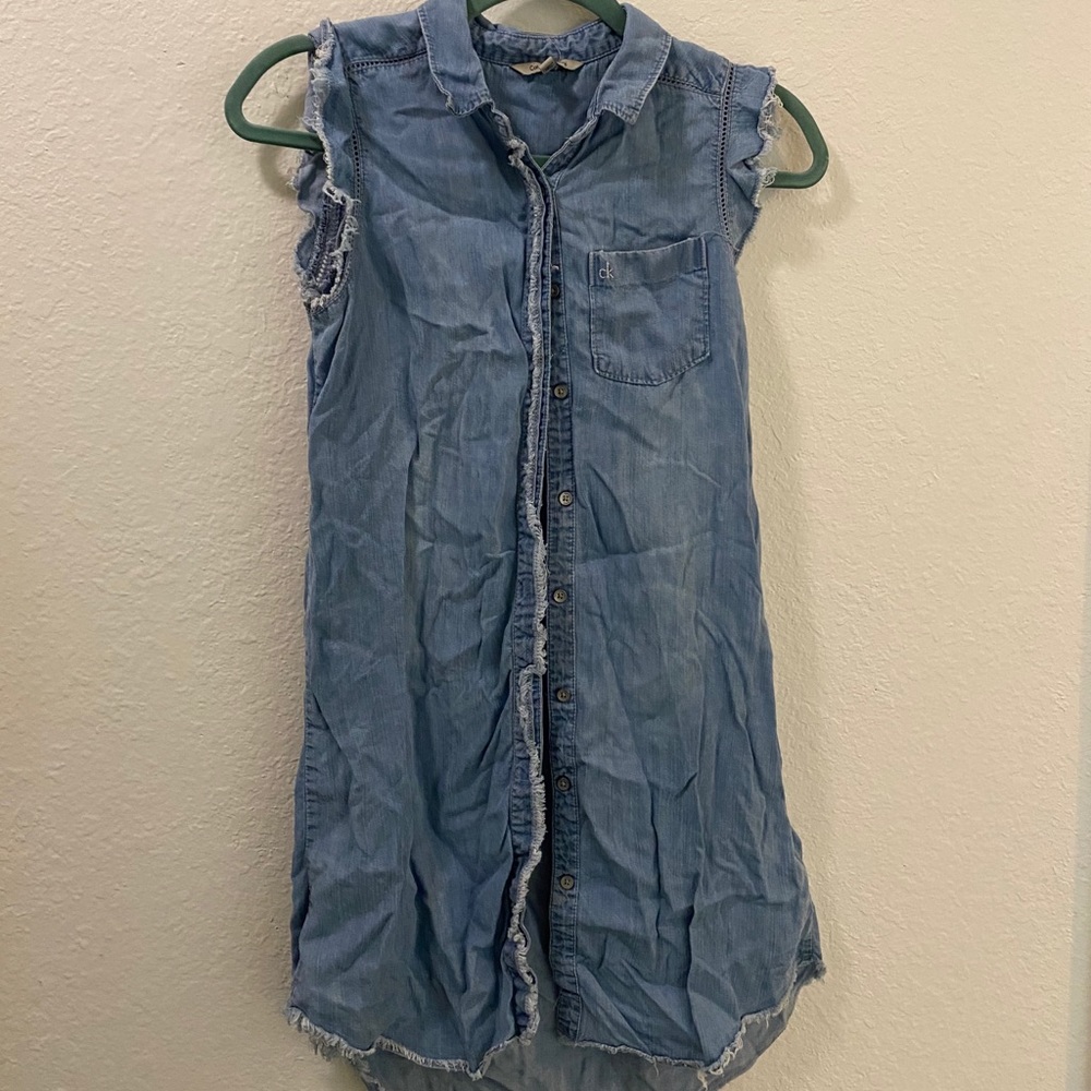 Denim Calvin Klein dress